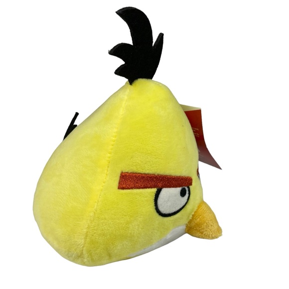 Angry Birds Chuck Charles NWT 7” Embroidered Stuffed Animal Plush 10 Years Toy - Picture 10 of 12